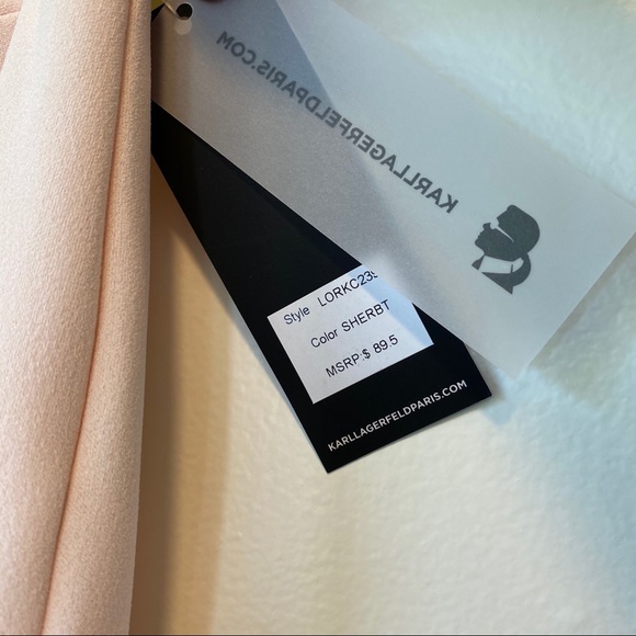 Karl Lagerfeld Slim Fit Ankle Pants Pink 10 - Picture 3 of 8